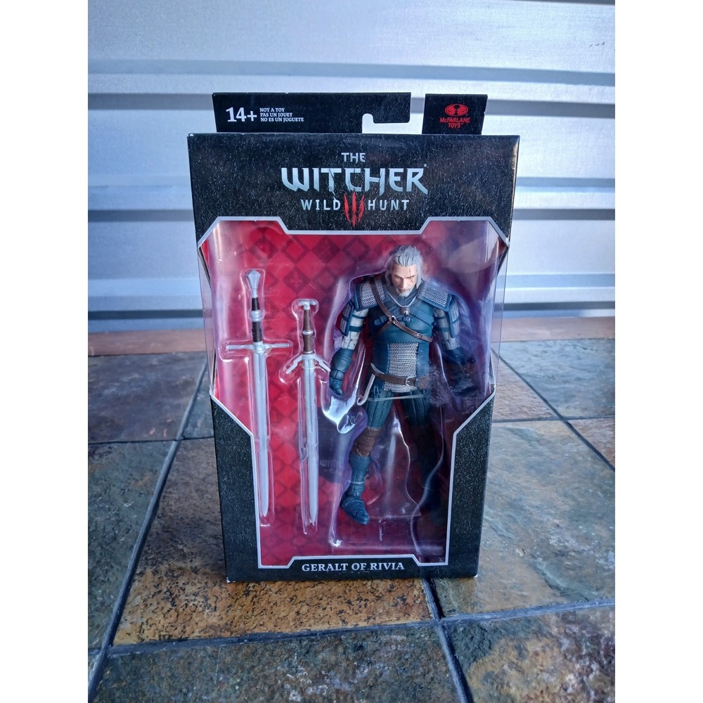 McFarlane Toys The Witcher Wild Hunt Geralt Of Rivia Action Figure Mcfarlane 7"